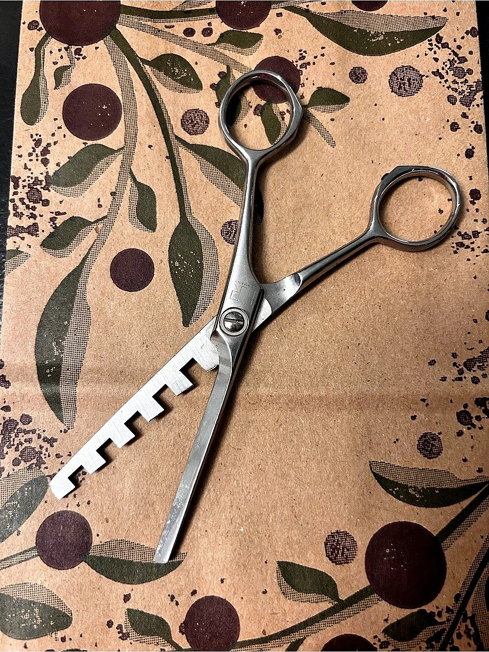 Hair Thinning Shears Silver IR Germany